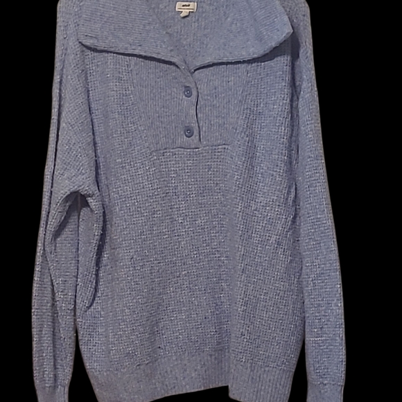 aerie Sweaters - Aerie Blue Turtleneck Sweater with Classic Fit